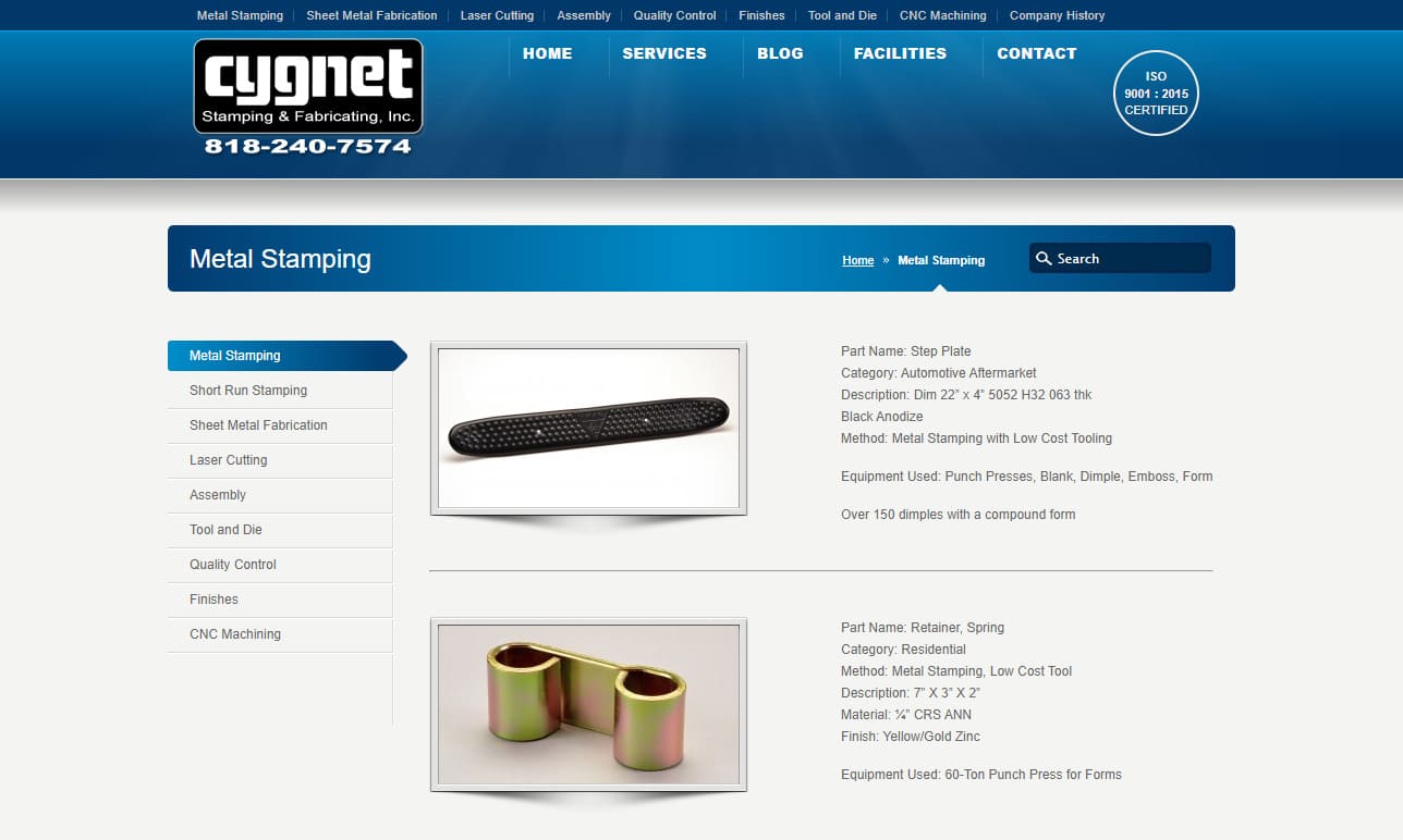 Cygnet Stamping & Fabricating, Inc.